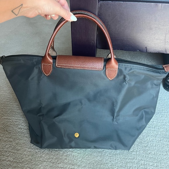 Brand New Gray Longchamp Le Pilage Bag - Picture 2 of 8